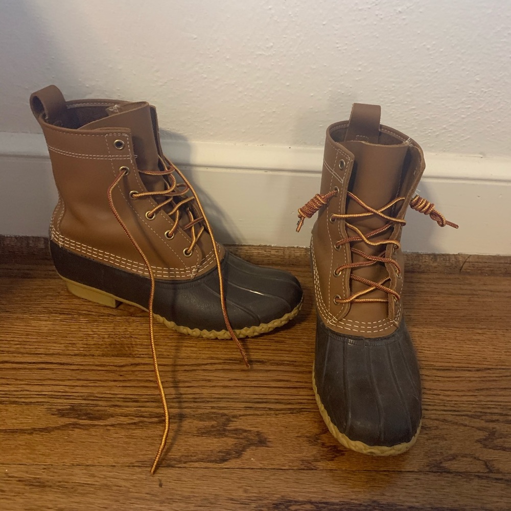 Ll Bean Duck Boots (Size 8 Worn Once) - image 4